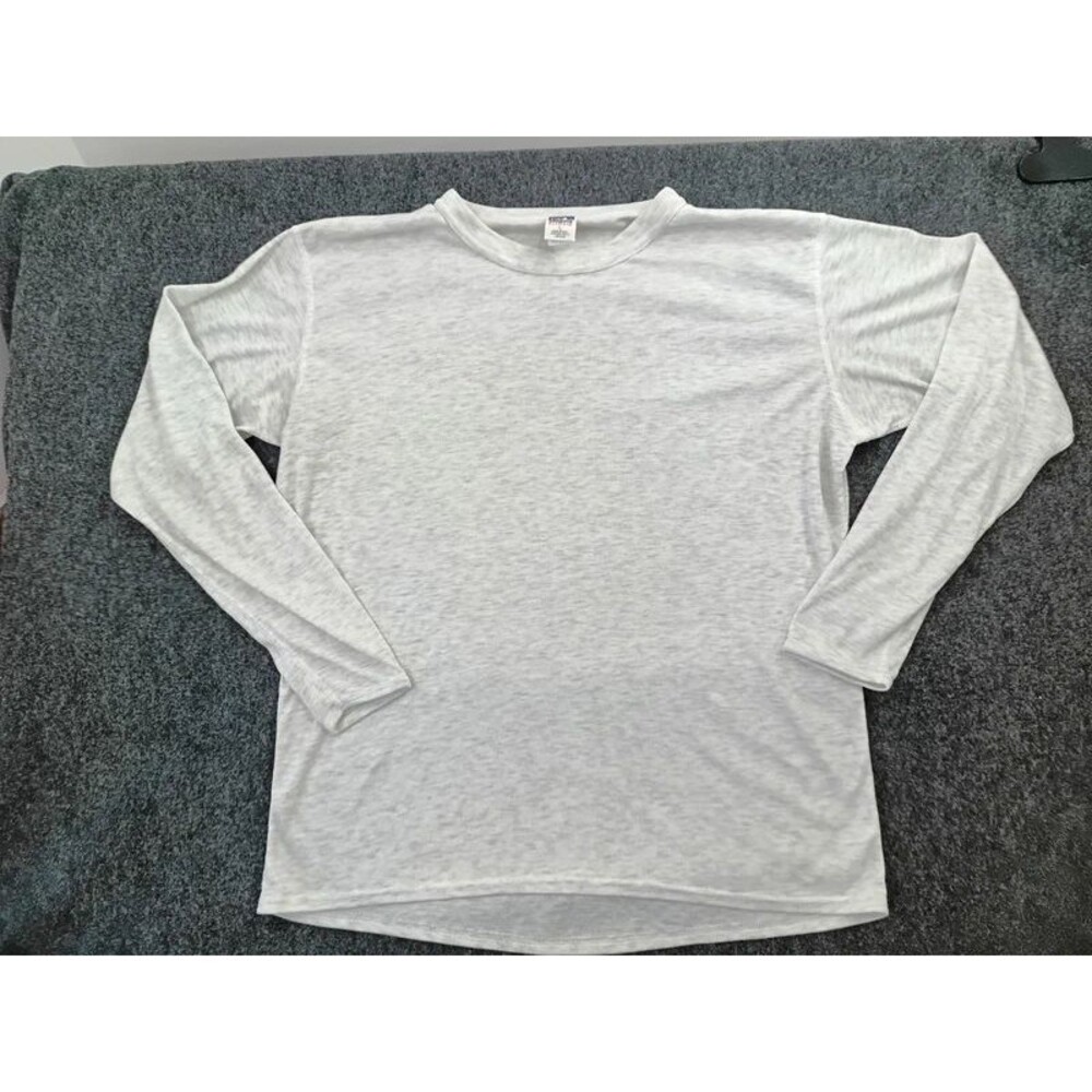 Vintage Patagonia Capilene Long Sleeve Base Layer Shirt Mens Large Gray